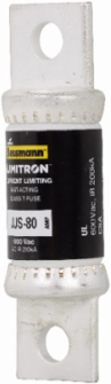 Class T Fuse, 80 A, 200 kAIC at 600 V, Small Footprint, Bolted Blade End