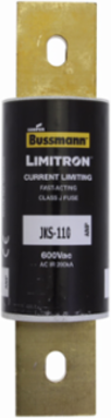 LIMITRON Fast-Acting Fuse 110 A, Class J, 200 kAIC at 600 Vac, Bolted Blade End