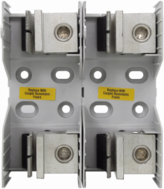Eaton Bussmann series JM modular fuse block, 600V, 225-400A, Knife Blade End X Knife Blade End, Two-pole