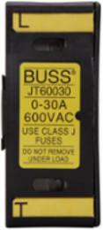 Finger-Safe Fuse Holder, 600V, 30A, 18-8 AWG Tin Plated Copper Alloy Terminal