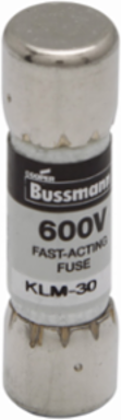 Fast Acting Fuse 600 Vac/Vdc 4A 100 kAIC at 600 Vac, Non Indicating, Ferrule Ends