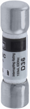 LIMITRON Fast-Acting Fuse 4 A, 100 kAIC, 600 V, Ferrule End Connection, Melamine Tube