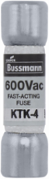LIMITRON Fast-Acting Fuse 4 A, 100 kAIC, 600 V, Ferrule End Connection, Melamine Tube