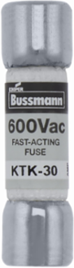 LIMITRON Fast-Acting Fuse 45 A, 600 V, Non-Indicating, Ferrule End