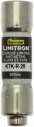 LIMITRON Fast-acting Fuse 20 A, 600 V, Rejection Style, Melamine Tube