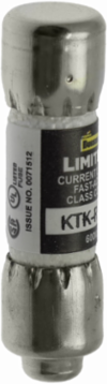 LIMITRON Fast-Acting Fuse, 6 A, Class CC, 200 kAIC, 600 V, Ferrule End x Ferrule End