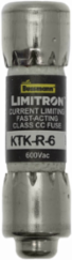 LIMITRON Fast-Acting Fuse, 6 A, Class CC, 200 kAIC, 600 V, Ferrule End x Ferrule End
