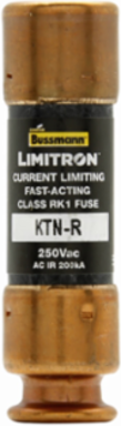 LIMITRON Fast-acting Fuse, 2 A, Class RK1, Non-indicating, 250 V, 2 Inch Height