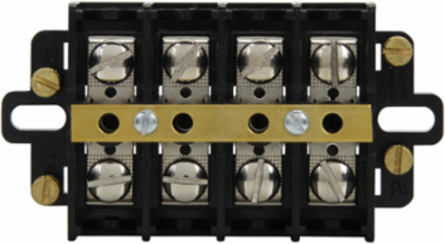 Shorting Terminal Block 6ct, 1 Inch x 1 Inch x 1 Inch, 1 LB