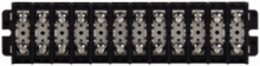 Panel Mount Terminal Block Connector, 600V, 60A, 4-Pole, 1.25 Inch Height, Nickel-Plated Brass