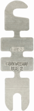 Fuse Link, RoHS Compliant, 0.001 Inch Height, 0.165 LB Weight