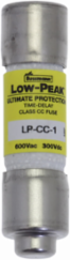 Current-Limiting Time-Delay Fuse 1 A, Ferrule x Ferrule, 200 kAIC at 600 V, 12 sec