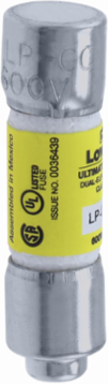 Current-Limiting Time-Delay Fuse, 9 A, Dual, Ferrule End x Ferrule End, 600 Vac, 150 Vdc