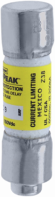 Current-Limiting Time-Delay Fuse, 9 A, Dual, Ferrule End x Ferrule End, 600 Vac, 150 Vdc