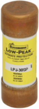 Low-Peak Fuse, Dual Class J, 5 A, Time Delay, 600 Vac, 300 Vdc
