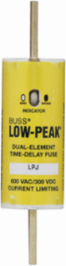 Low-Peak Fuse 80 A Class J Time Delay 600 V 300 kAIC