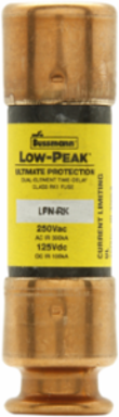Low Peak Fuse, 1.80A, 250 Vac, 0.56 Inch Width, Class RK1