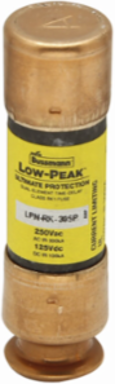 Current-Limiting Time-Delay Fuse, 3A, 250 Vac, 100 kAIC, Ferrule End