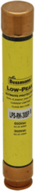 Low Peak Fuse, 5-6/10A, 600 Vac, 5 Inch Length, .81 Inch Diameter