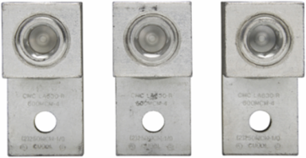 Terminal Lug Kit 400A Amperage, 3.25 Inch Height, 1.5 Inch Width, 3 Lugs