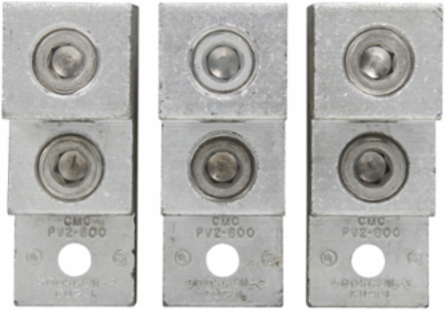 Terminal Lug Kit, 600-800A, 3 Inch Width, 3.5 Inch Height, 1.5 Inch Length