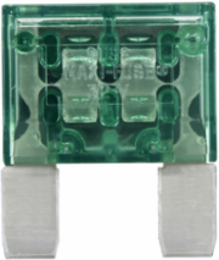 30A Automotive Blade Fuse, Fast Acting, 32 Vdc, Interrupt Rating 1 kAIC