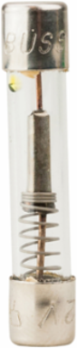 Time-Delay Fuse, 10A, 32 Vac/Vdc, 1.25 Inch Length, Glass Tube, Dual Elements
