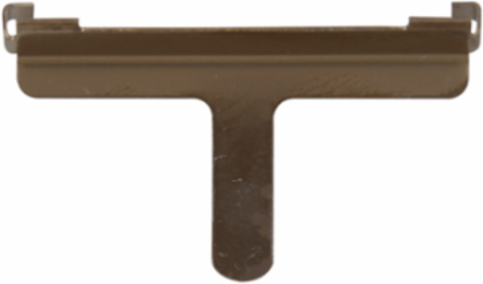 DIN Rail End Stop 3 Inch Width, 5.25 Inch Length, 1.25 Inch Height