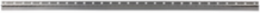 Aluminum Mounting C-Rail, 0.001 Inch Width, 0.001 Inch Height, 0.001 Inch Depth