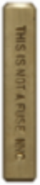 Dummy Fuse Neutral, 1.46 Inch Height, 0.37 Inch Length/Depth, 0.37 Inch Width