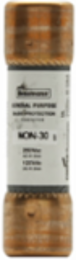 Eaton Bussmann series NON fuse, Supplemental one-time fuse, Non current limiting, Light duty circuit locations, 12 A, Class H, Non-indicating, Ferrule end x ferrule end, 50 kAIC at 250 Vac,50 kAIC at 125 Vdc, Standard, 10, 250 V