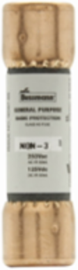 Supplemental One-Time Fuse 3 A Class H Ferrule End x Ferrule End 50 kAIC at 250 Vac