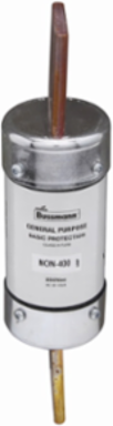 300 Amp Class H Non-Indicating Supplemental Fuse, 10 kAIC at 250 Vac, Blade End x Blade End