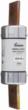 Supplemental One-Time Fuse 400 A Class H 10 kAIC 250 V Blade End