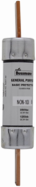 Supplemental One-Time Fuse, 70 A, Class H, Blade End x Blade End, 50 kAIC at 125 Vdc