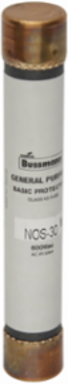 Supplemental One-Time Fuse Class H 6 A 50 kAIC at 600 Vac Ferrule x Ferrule