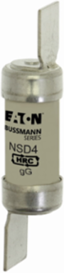 Low Voltage Fuse 550V 4A 80 kAIC Class C gL/gG Offset Blade Tag 14 x 59 mm