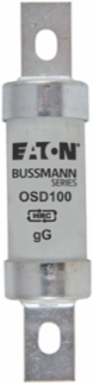Low Voltage British Standard Fuse 100 A, 500V, Class C, 21 x 95 mm