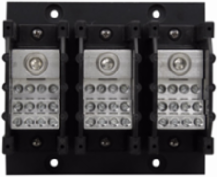 Power Distribution Block, 310A, 600V, Three-pole, IP-20 Finger-safe