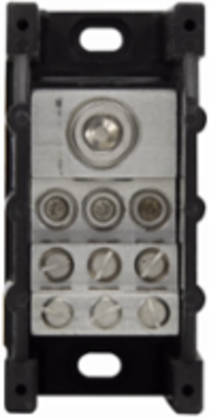 Power Distribution Block, Single-pole, 310A, 600 Vac, IP-20 Finger-safe