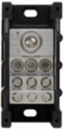 Power Distribution Block, Single-pole, 310A, 600 Vac, IP-20 Finger-safe