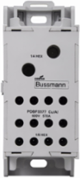 Power Distribution Block, 600 Vac/Vdc, 570A, IP-20 Finger-safe, DIN Rail, 4.6 Inch Length