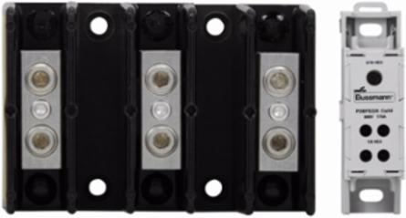 Power Distribution Block, 600 Vac/Vdc, 760A, IP-20 Finger-safe, 4.5 Inch Depth