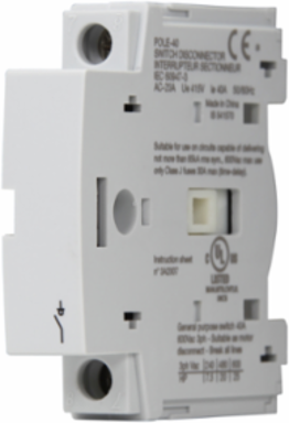 Switched 4th Pole Switch 25A Amperage, 2.51 Inch Height, 2.63 Inch Length, 0.12 LB Weight