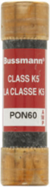 One-Time Fuse 250V 40A 10 kAIC Ferrule End x Ferrule End