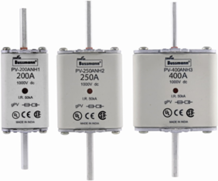 High-Speed Fuse-Link 100 A, 1000 V, 63 mm Height, CE Marked