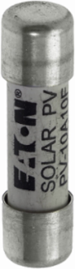 Photovoltaic Fuse, 10A, 1000 Vdc, Cylindrical, Class gPV, Yellow, Ceramic Body