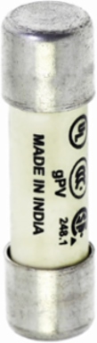 Photovoltaic Fuse 15A, 1000 Vdc, 50 kAIC, Ferrule End, Ceramic Body
