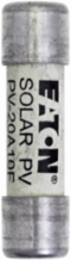 Photovoltaic Fuse 1.5 x In 20A 1000 VDC 50 kAIC Ceramic Body Yellow