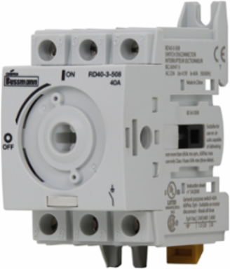 Non-Fused Rotary Disconnect Switch 600V, 16A, 2.73 Inch Height